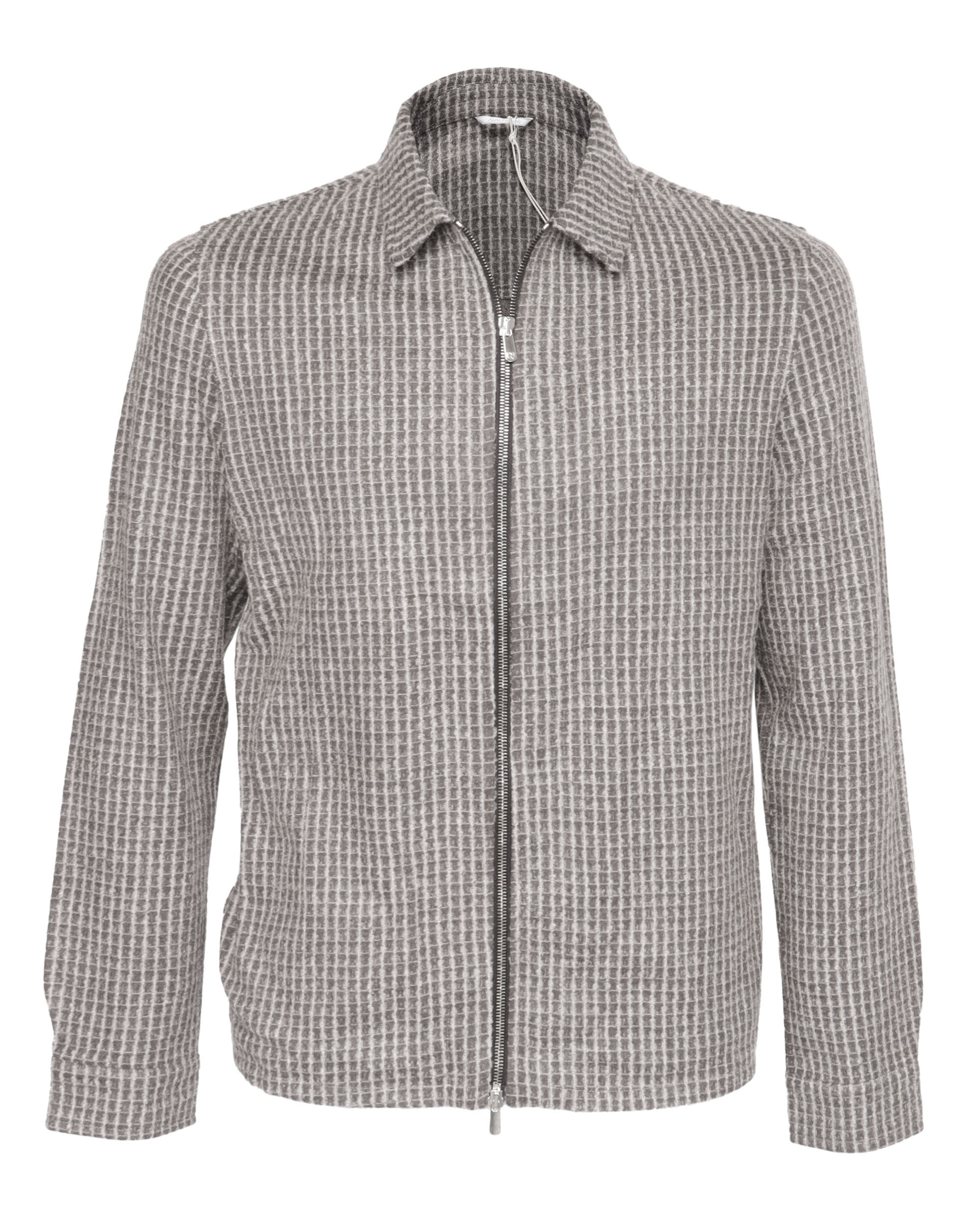 MARCO PESCAROLO "AVI" JACKET - GREY - PURE CASHMERE