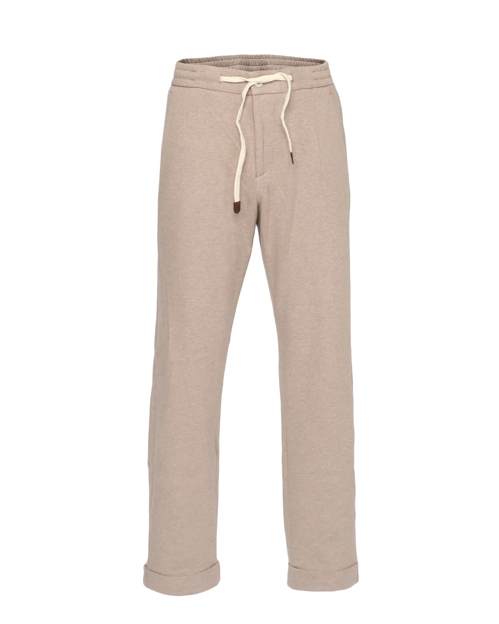 MARCO PESCAROLO PANTS - DOVE-GREY - COTTON JERSEY