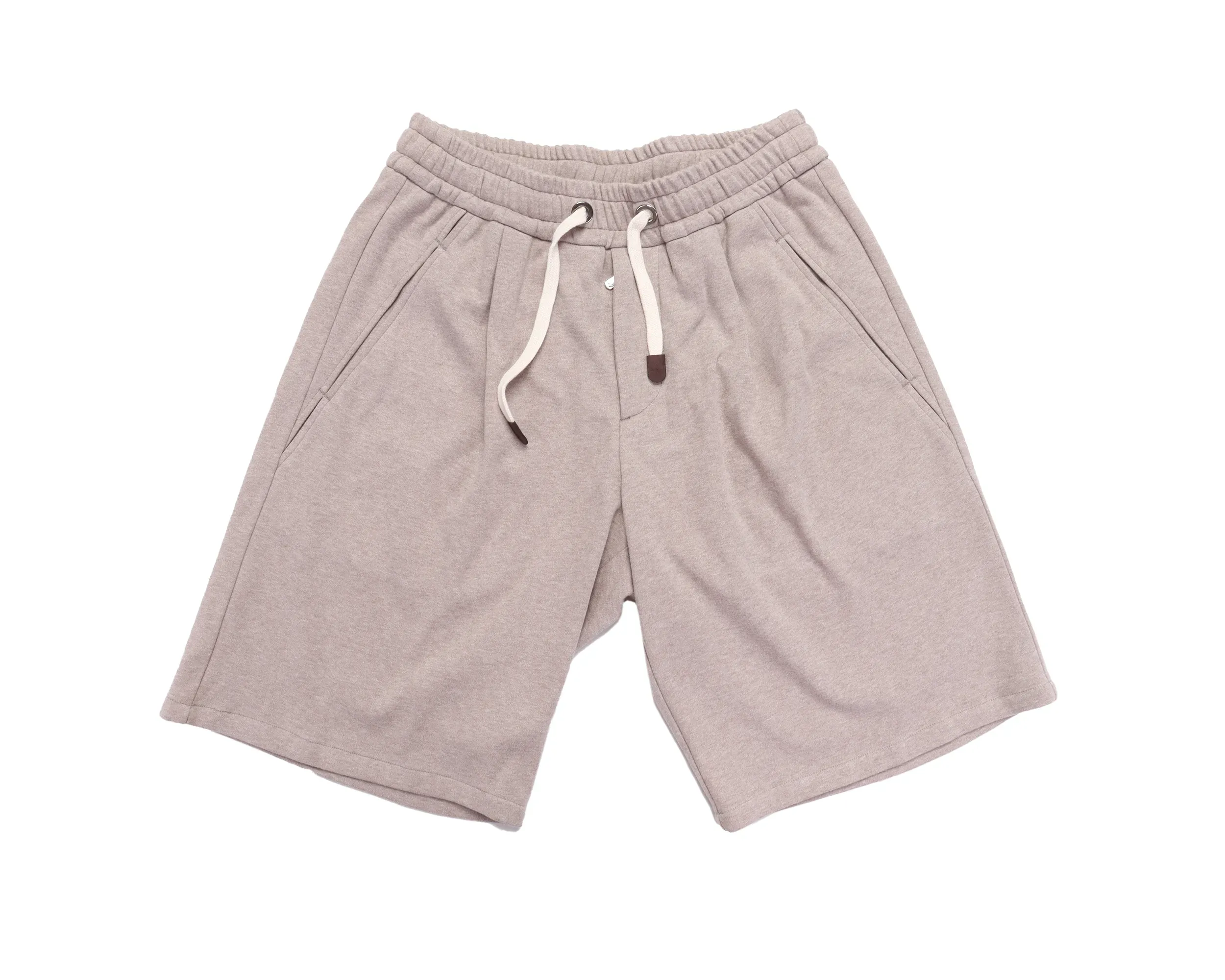 MARCO PESCAROLO SHORTS - DOVE GREY - COTTON JERSEY
