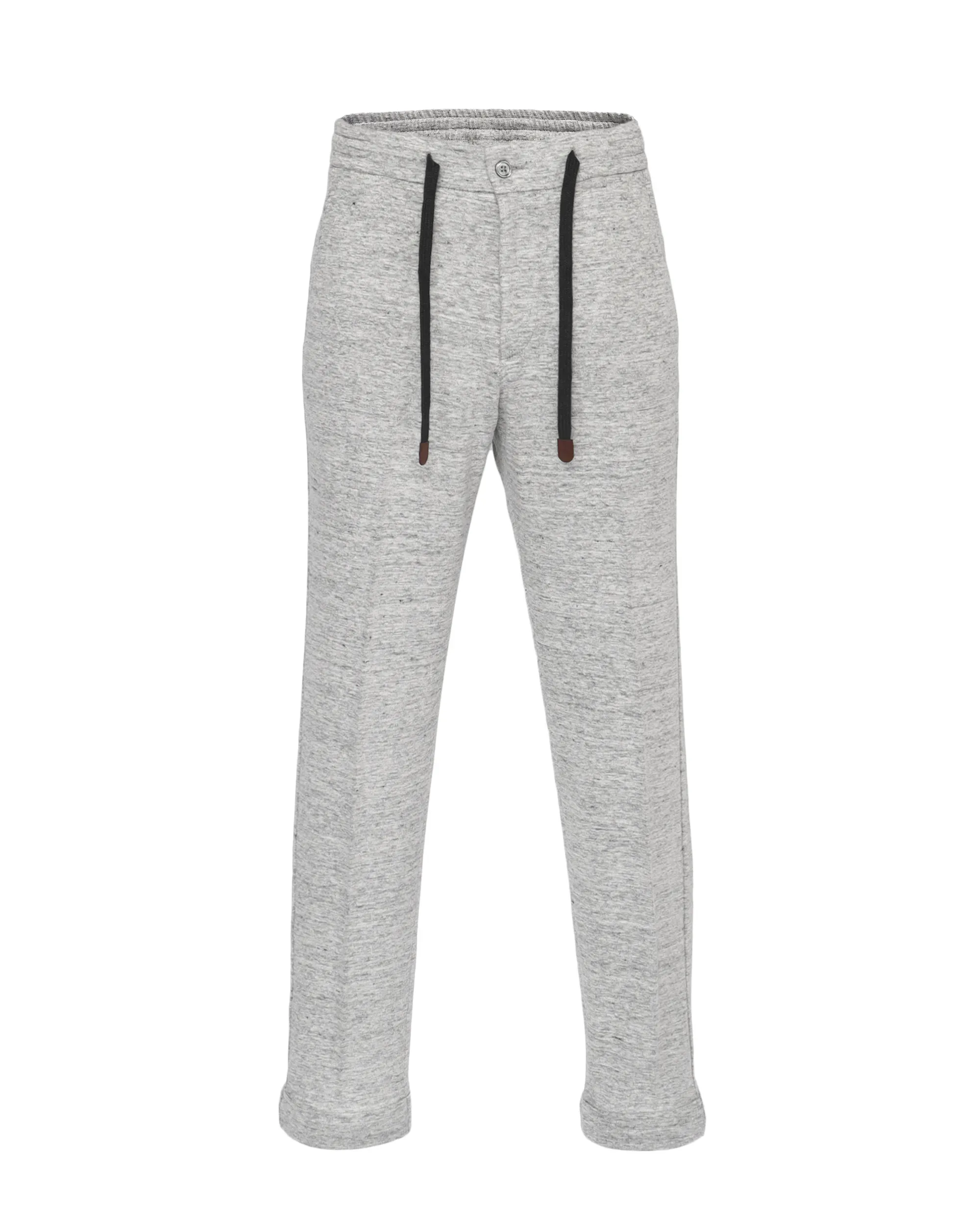 MARCO PESCAROLO PANTS - GREY - LINEN & COTTON