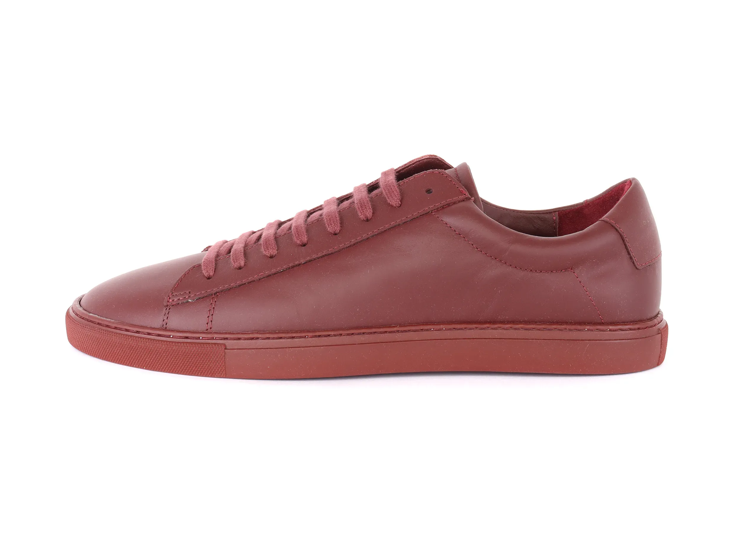 OLIVER CABELL "LOW1" SNEAKERS - CALFSKIN - BURGUNDY