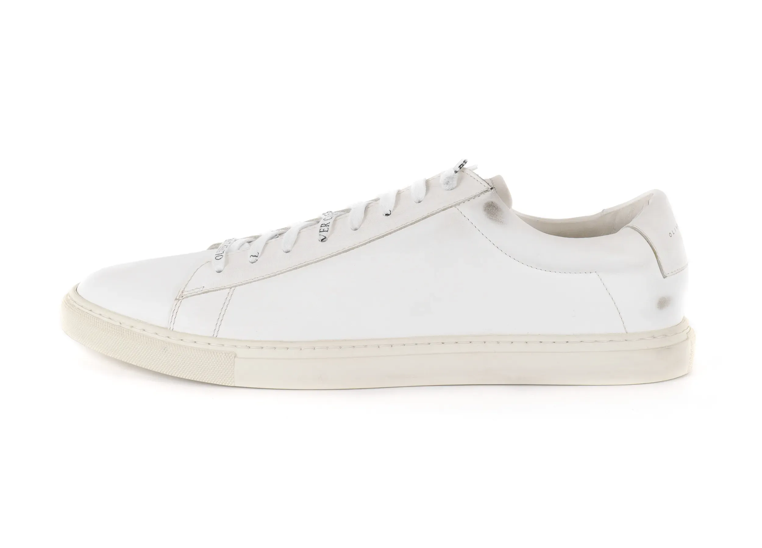 OLIVER CABELL "LOW1" SNEAKERS - CALFSKIN - WHITE