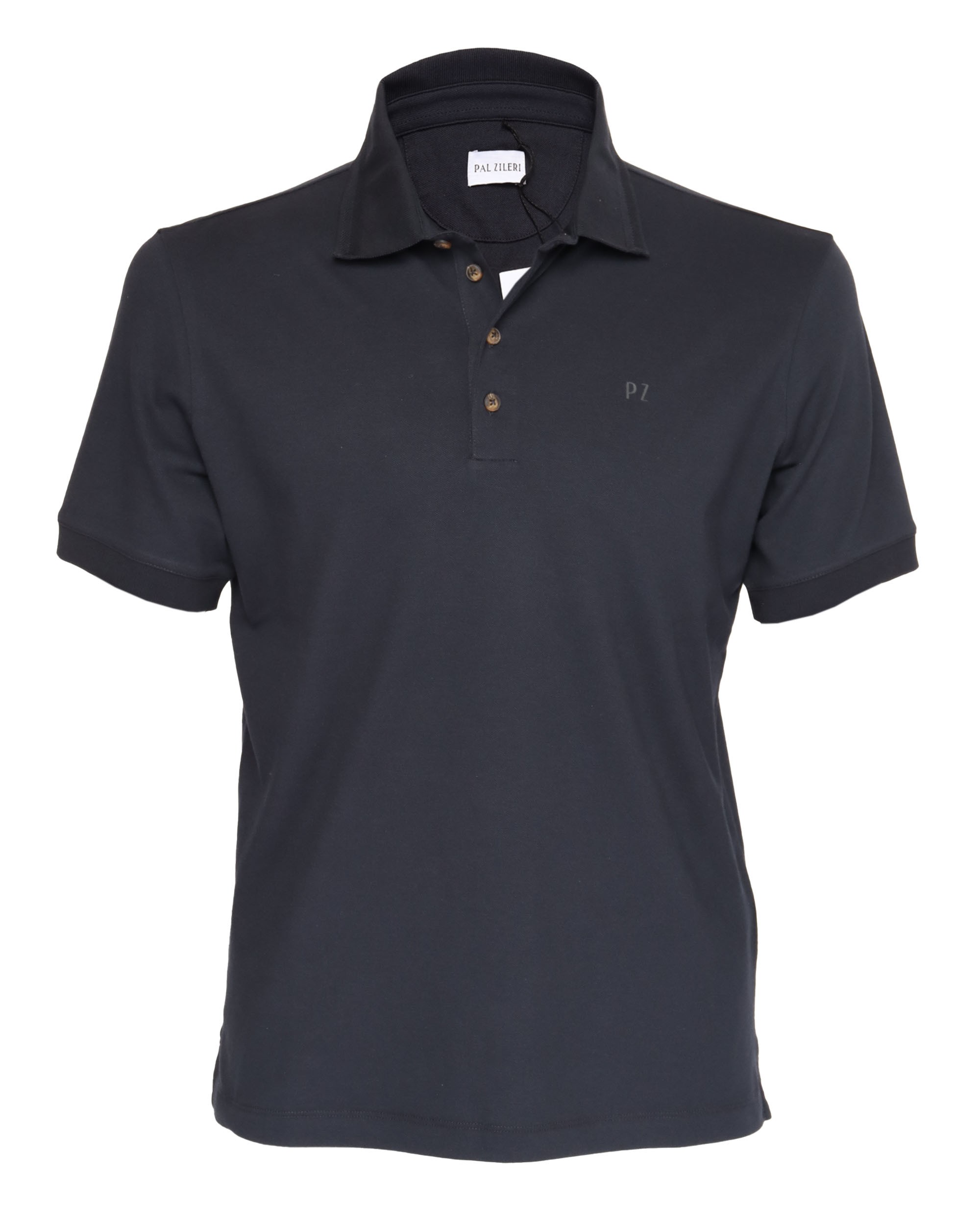 PAL ZILERI POLO - NAVY BLUE - STRETCH COTTON