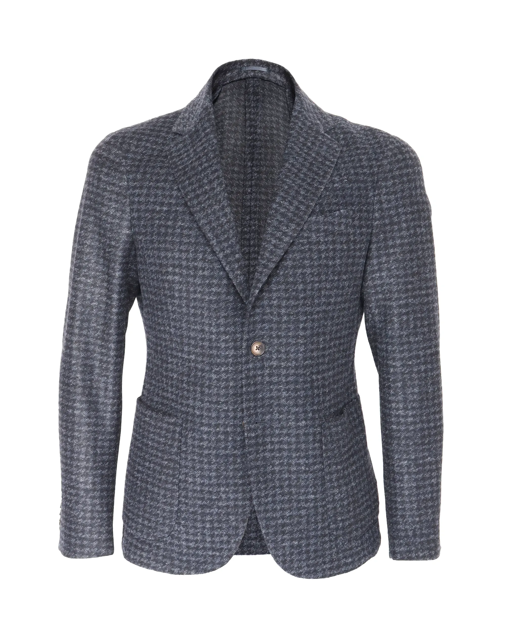 PAL ZILERI SPORT COAT - BLUE - ACRYLIC & WOOL JERSEY
