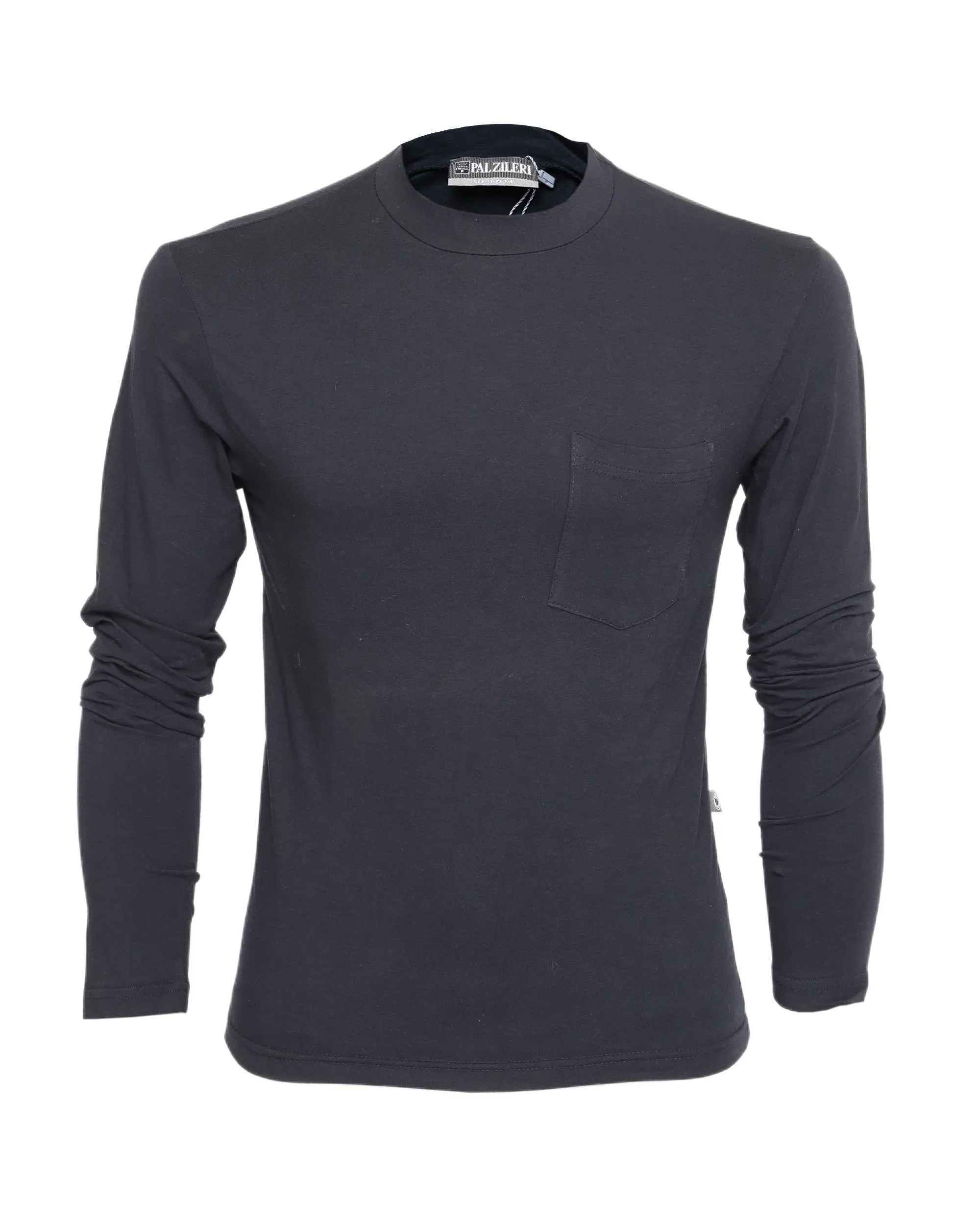 PAL ZILERI T-SHIRT - NAVY BLUE - STRETCH COTTON