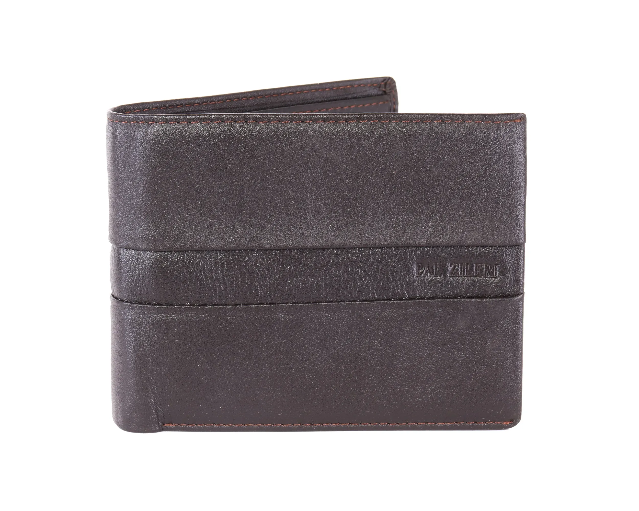 PAL ZILERI LAB WALLET - CALFSKIN - DARK BROWN