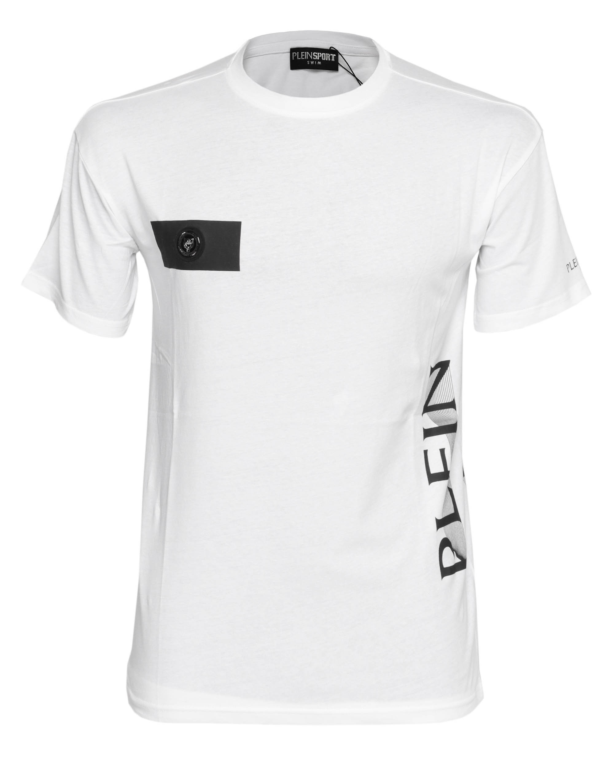 PLEIN SPORT T-SHIRT - WHITE - COTTON