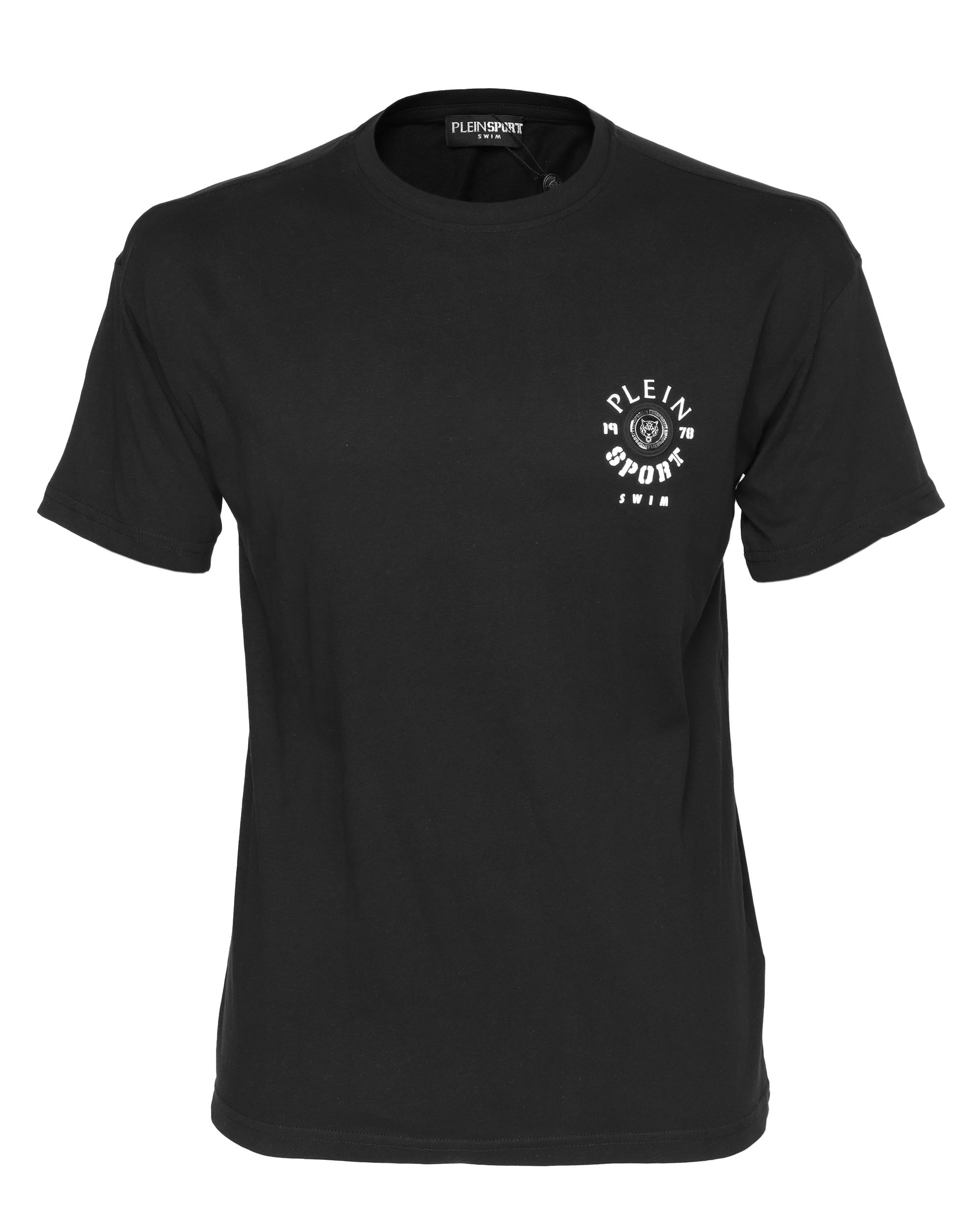 PLEIN SPORT T-SHIRT - BLACK - COTTON