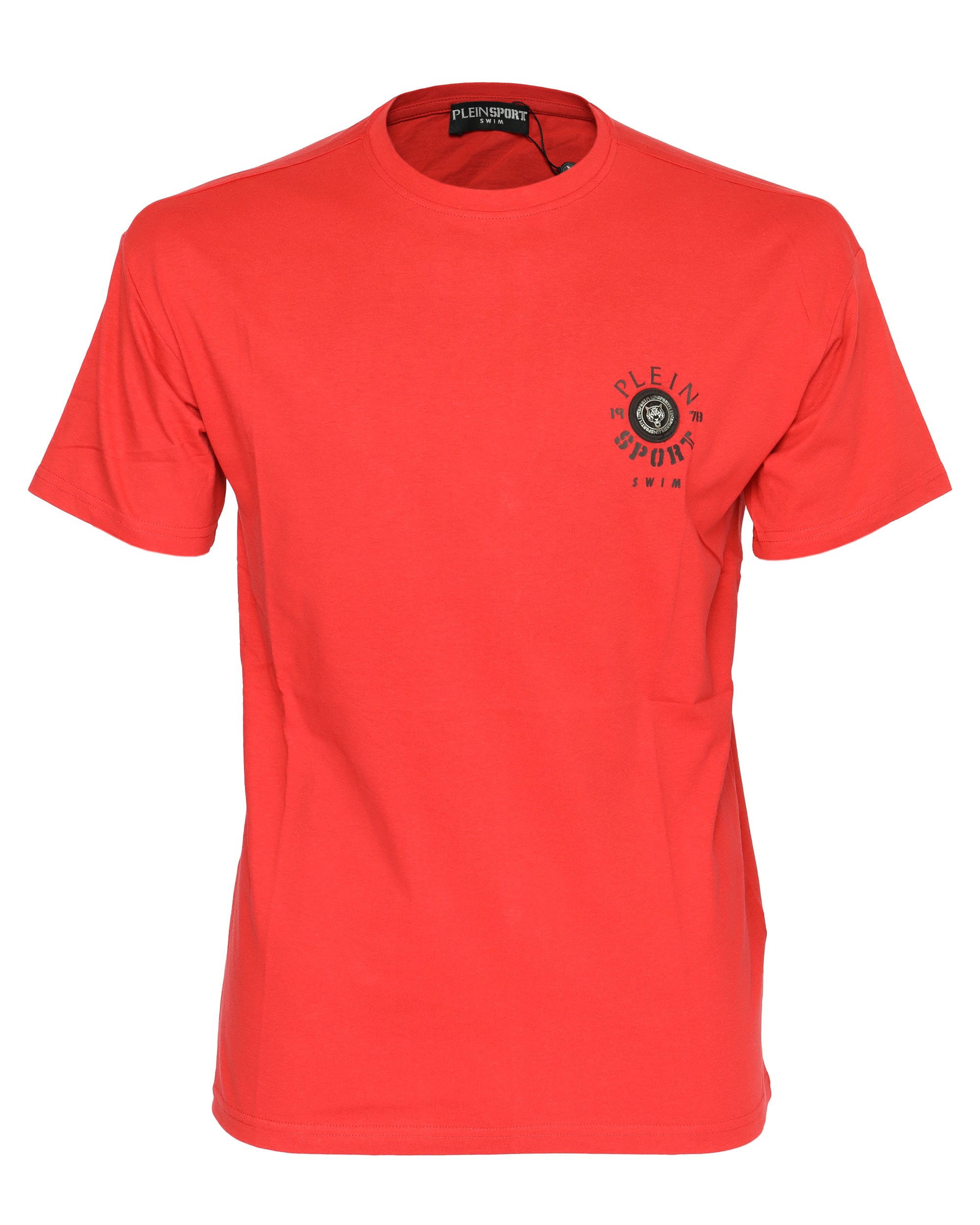 PLEIN SPORT T-SHIRT - RED - COTTON