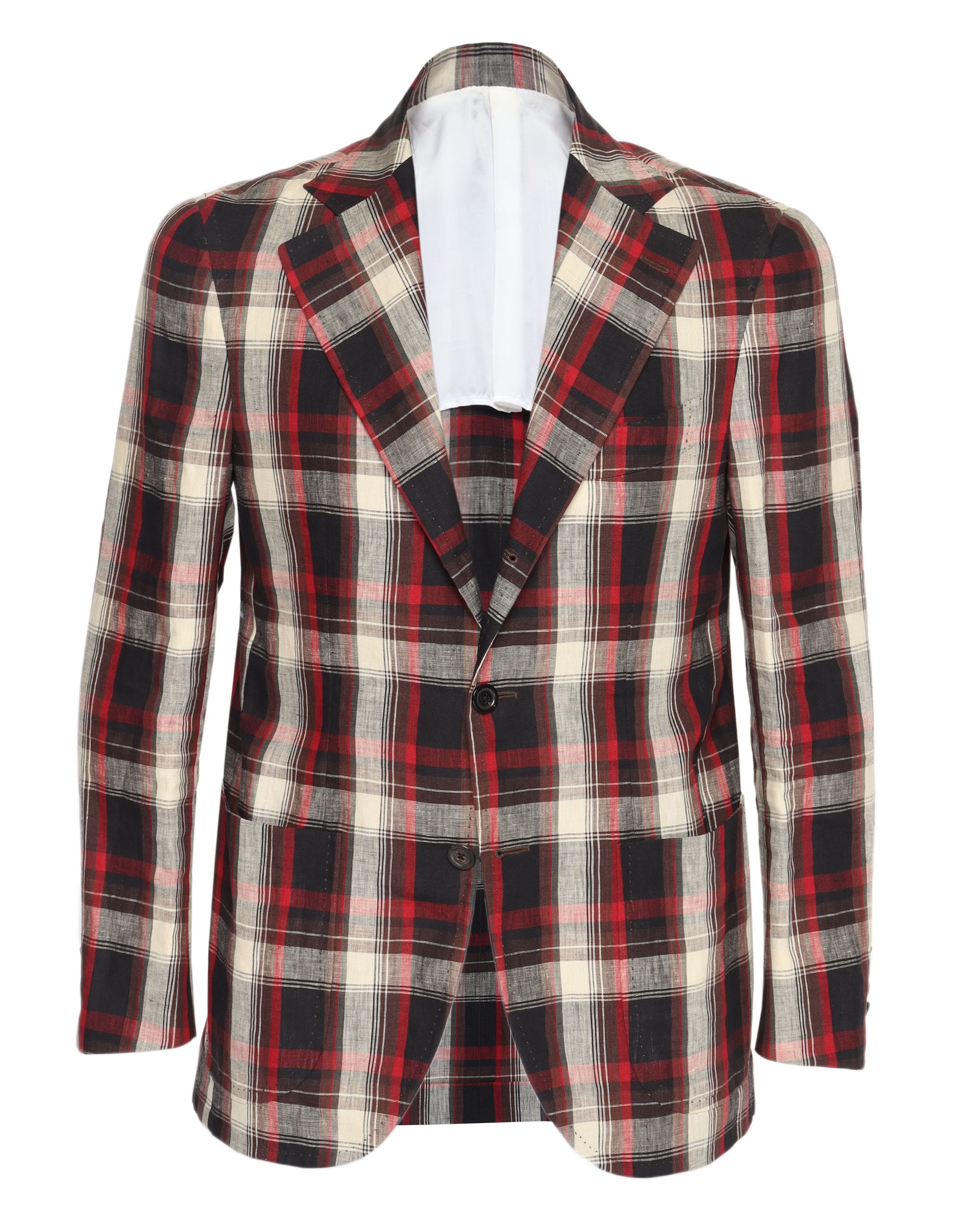 SALVATORE PICCOLO SPORT COAT - MULTICOLOR - LINEN