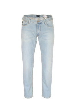 Armani Jeans ライトブルー スリムフィットW34 Emporio Armani Slim Fit Jeans Light Blue at CareOfCarl.com