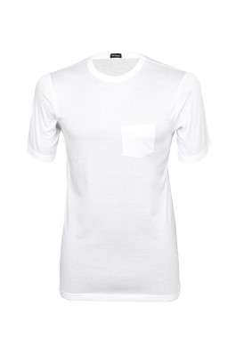 Tシャツ・カットソー KITON Silk cashmere t-shirt White D5770500120 kiton_t-shirt_white_1.jpg