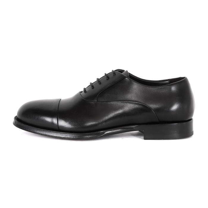 Belsire milano oxford shoes black calfskin handmade Italy