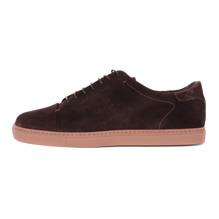 Belsire Milano sneakers brown suede handmade Italy