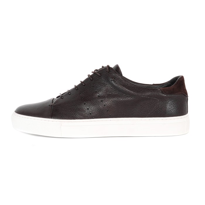 Belsire Milano sneakers brown deerskin handmade Italy