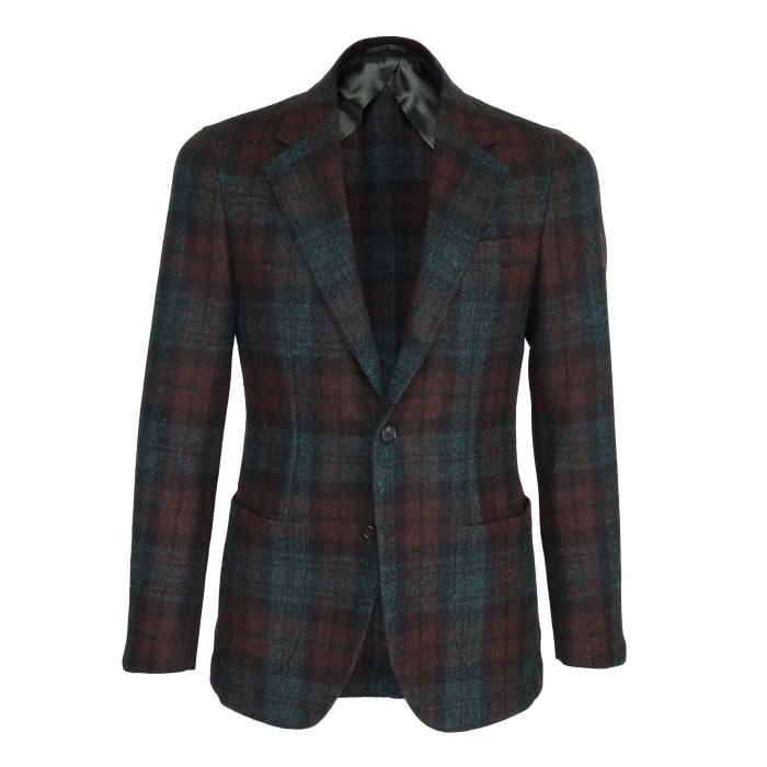 Eduardo De Simone sport coat jacket Holland & Sherry tweed handmade Napoli canvassed