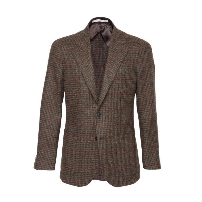 Eduardo De Simone sport coat blazer jacket canvassed napoli italy handmade tweed