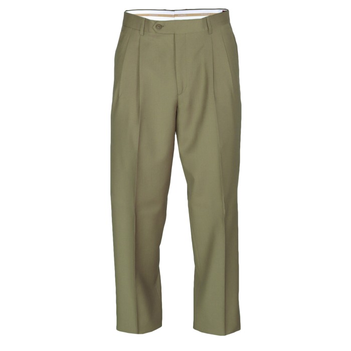 EZZELINO DRESS PANTS - GREEN - SUMMER WOOL Default