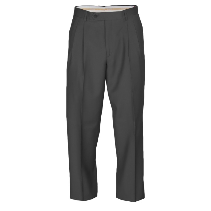 EZZELINO DRESS PANTS - GREY - SUMMER WOOL Default