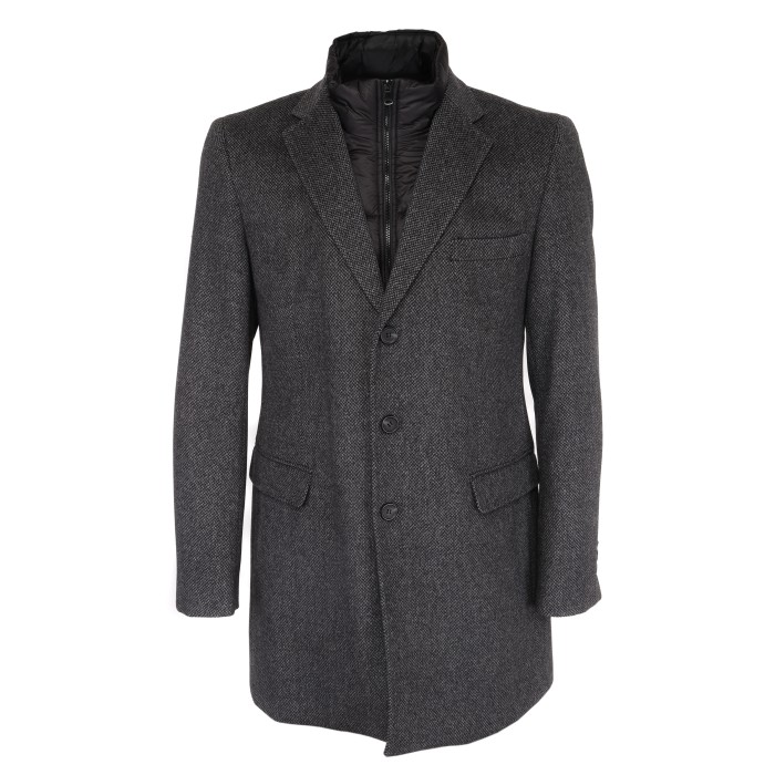 Ezzelino coat jacket wool herringbone