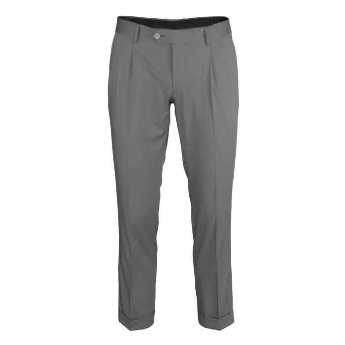 EZZELINO PANTS - GREY - STRETCH POLYESTER & VISCOSE Default