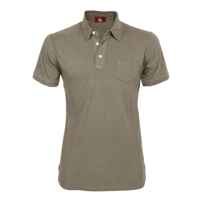 EZZELINO POLO - DOVE-GREY - COTTON PIQUE' Default