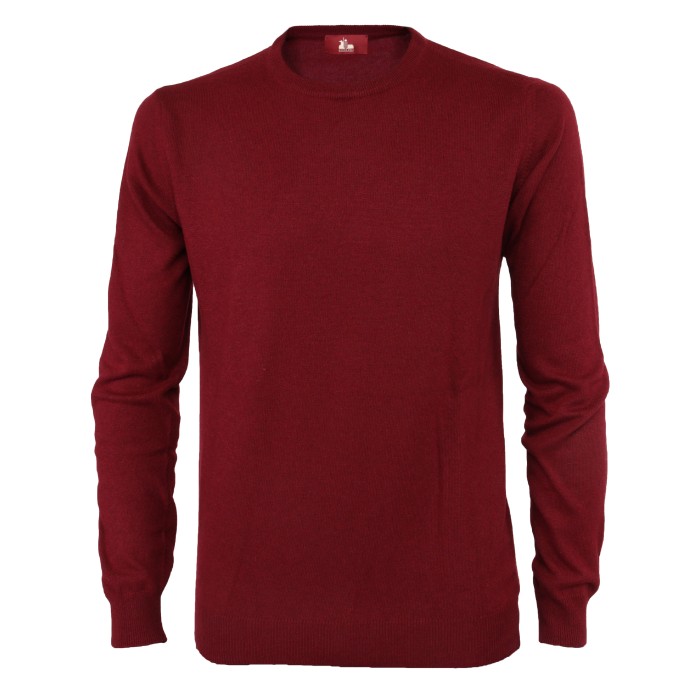 EZZELINO SWEATER - BURGUNDY - CASHMERE BLEND Default
