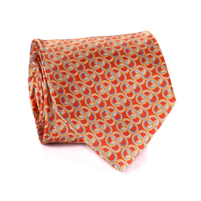 EZZELINO TIE - BLACK & WHITE - PURE SILK Default