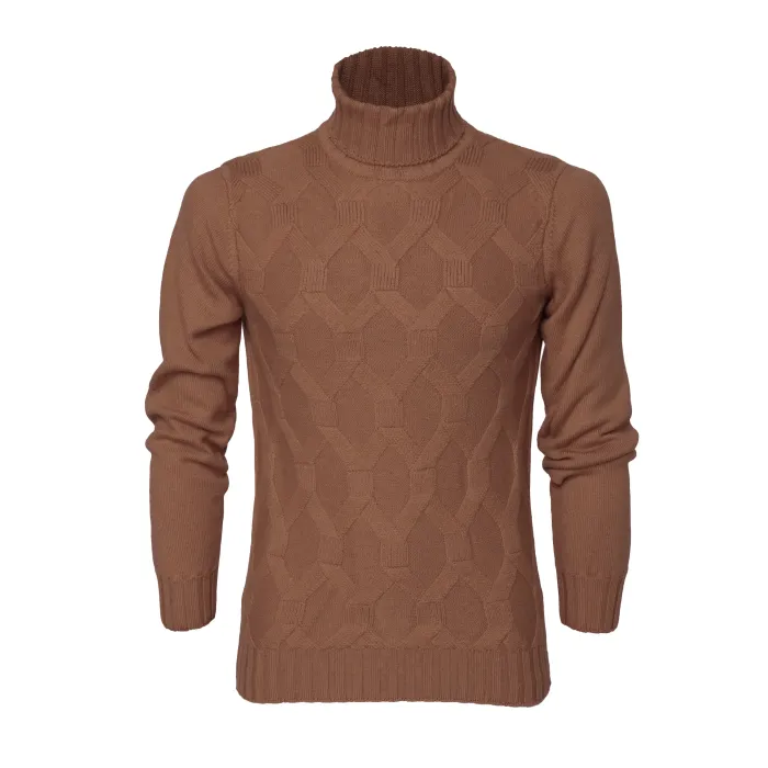 Ezzelino turtleneck sweater extrafine merino wool Italy