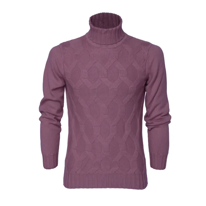 Ezzelino turtleneck sweater extrafine merino wool Italy