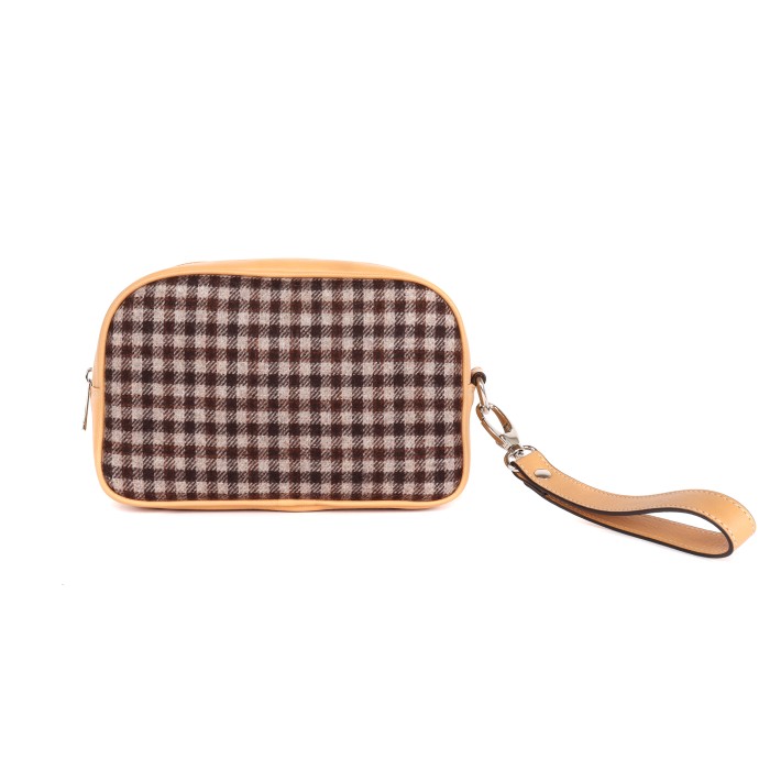 Vicuna clutch bag