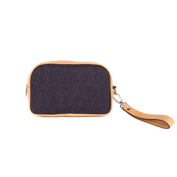 Vicuna clutch bag