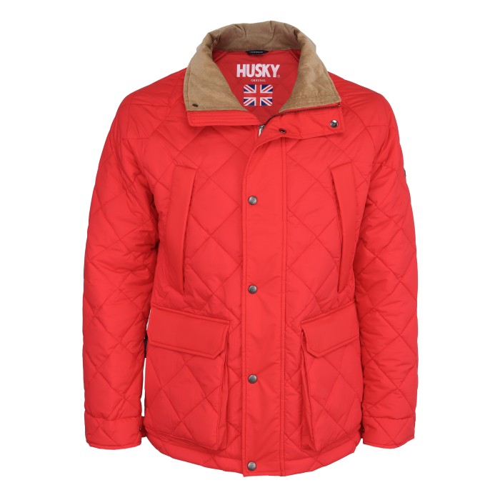 Husky quilted puffer jacket