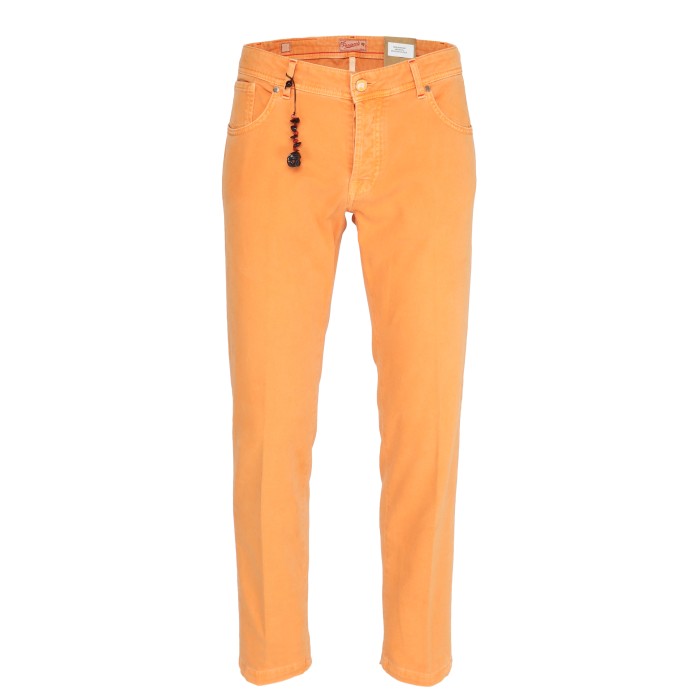 Marco Pescarolo Kiton pants orange