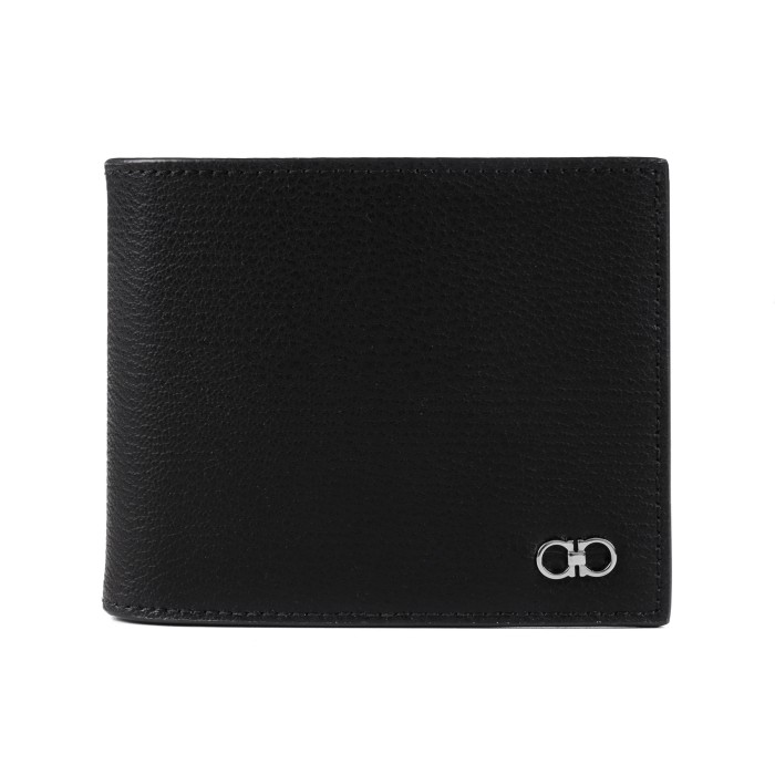 SalvatoreFerragamo wallet gancini balck