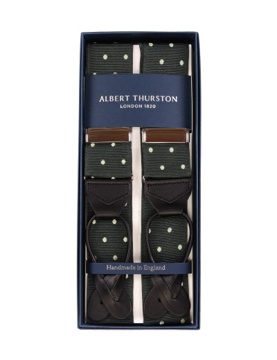 ALBERT THURSTON BRACES - BLUE & YELLOW - BARATHEA Default