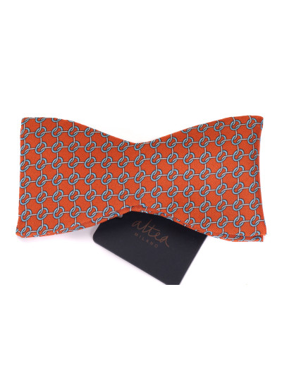 Altea bow tie pure silk orange