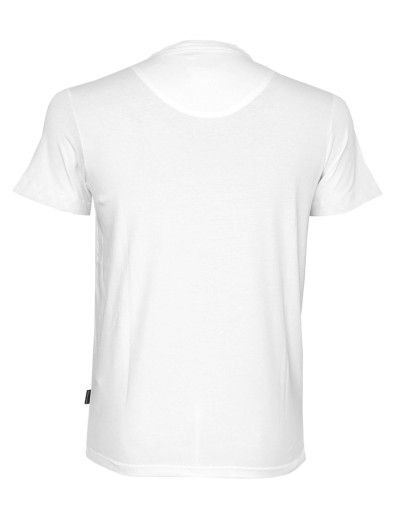 AQUASCUTUM T-SHIRT - WHITE - STRETCH COTTON