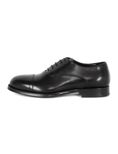 Belsire milano oxford shoes black calfskin handmade Italy