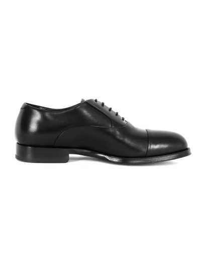 Belsire milano oxford shoes black calfskin handmade Italy