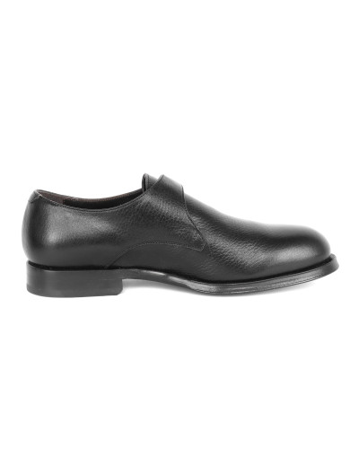 BELSIRE MILANO SINGLE BUCKLE SHOES - CALFSKIN  - BLACK