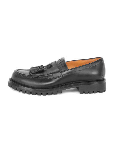 CAR SHOE CHUNKY LOAFER - CALFSKIN - BLACK