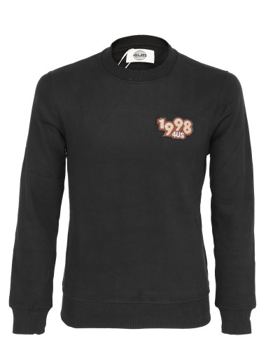 PACIOTTI 4US SWEATSHIRT - BLACK - COTTON & POLYESTER