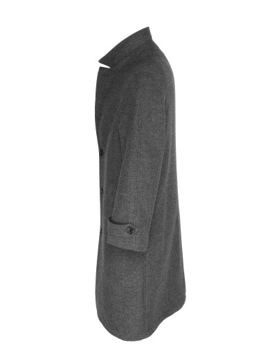 Eduardo De Simone overcoat wool Vitale Barberis Canonico handmade canvassed Napoli