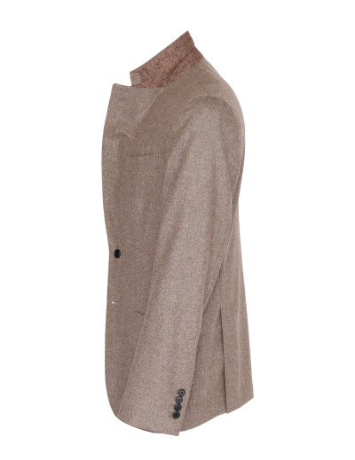 Eduardo De Simone psort coat blazer jacket Drapers wool hanmdade canvassed Napoli