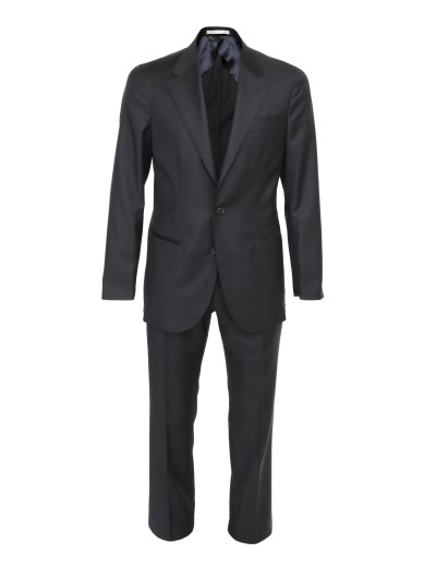 EDUARDO DE SIMONE SUIT - MIDNIGHT BLUE - 4 SEASON WOOL