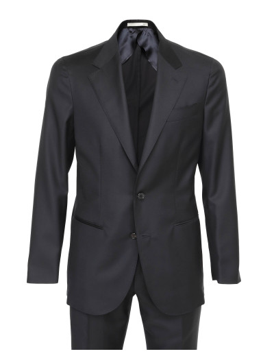 EDUARDO DE SIMONE SUIT - MIDNIGHT BLUE - 4 SEASON WOOL