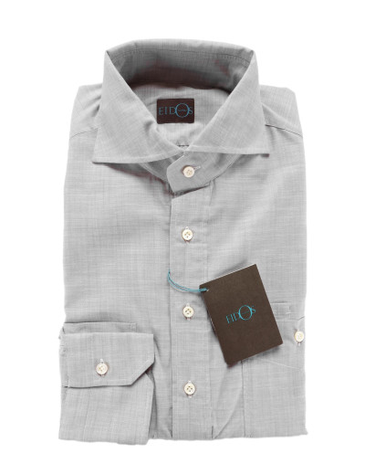 EIDOS SHIRT - GREY - COTTON