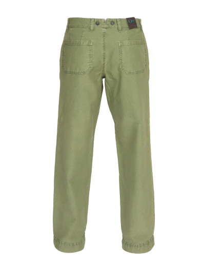 EIDOS PANTS - GREEN - COTTON