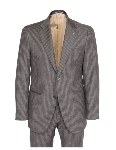 EIDOS by ISAIA SUIT - GREY - WOOL